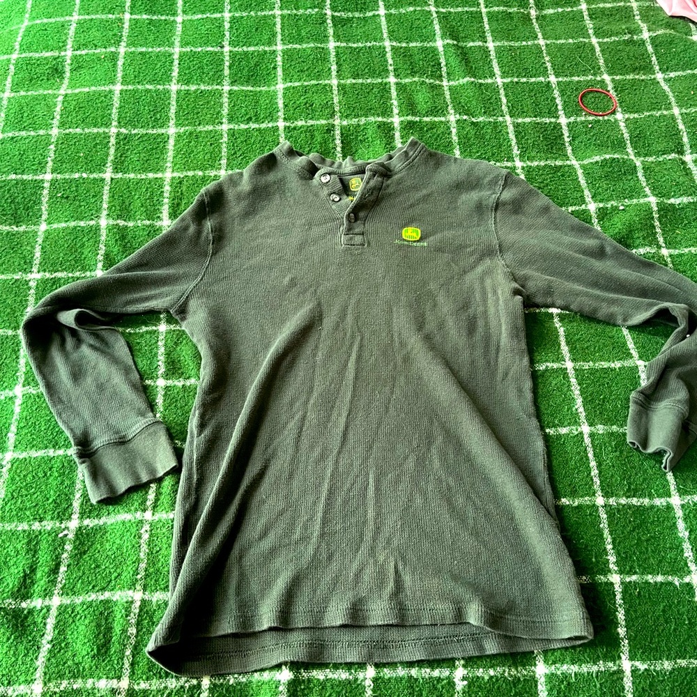 Men’s thermal Henley John deer brand